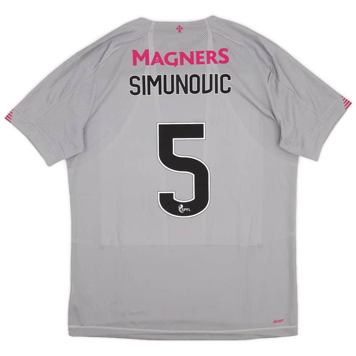 2019-20 Celtic Third Shirt Simunovic #5 (L)