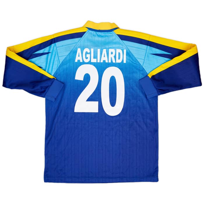 2002-03 Cosenza Match Issue GK Shirt Agliardi #20