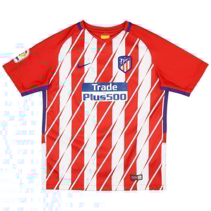 2017-18 Atletico Madrid Home Shirt Griezmann #7 - 5/10 - (XL.Boys)