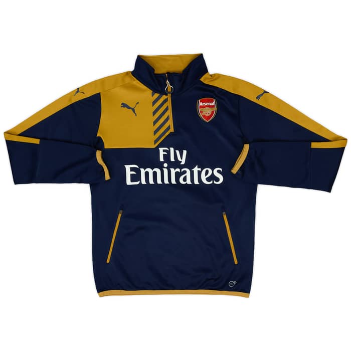 2014-15 Arsenal Puma 1/4 Zip Training Top - 8/10 - (M)