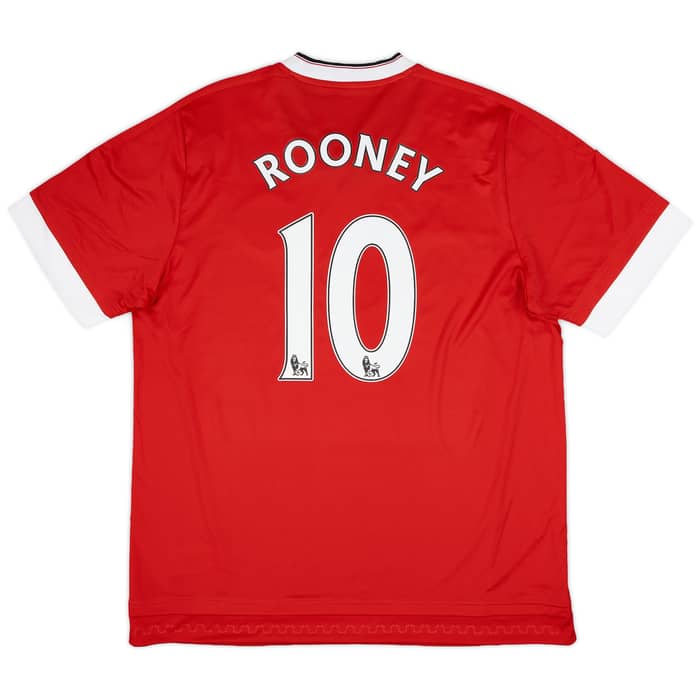 2015-16 Manchester United Home Shirt Rooney #10 (XL)