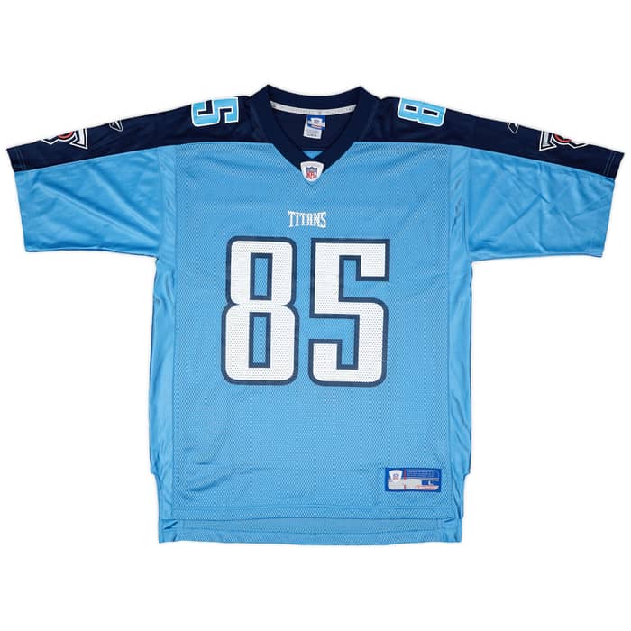 2002-04 Tennessee Titans Mason #85 Reebok On Field Alternate Jersey - 8/10 - (L)