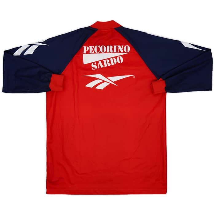 1996-98 Cagliari Reebok 'PGS Olimpia' Training L/S Shirt - 9/10 - (L)