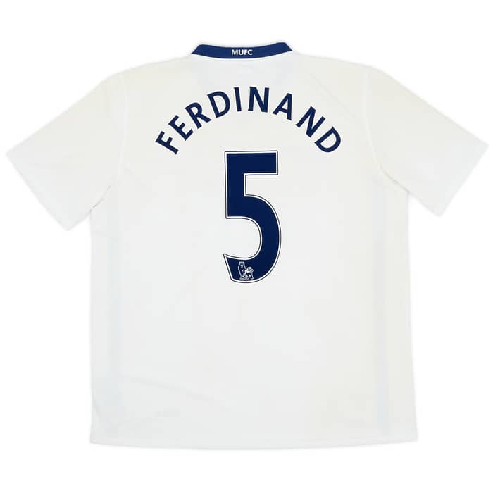 2008-10 Manchester United Away Shirt Ferdinand #5 - 5/10 - (XL)