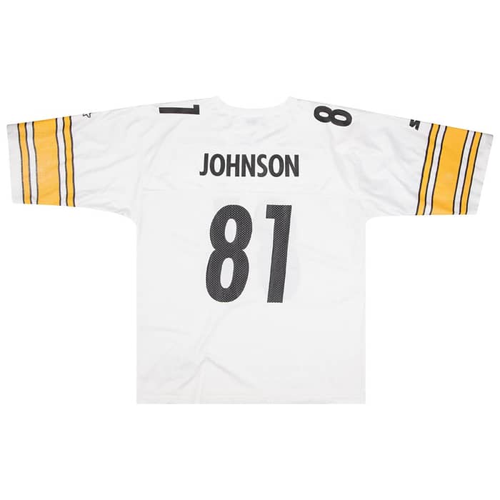 1997-98 Pittsburgh Steelers Johnson #81 Starter Jersey (Away) XL