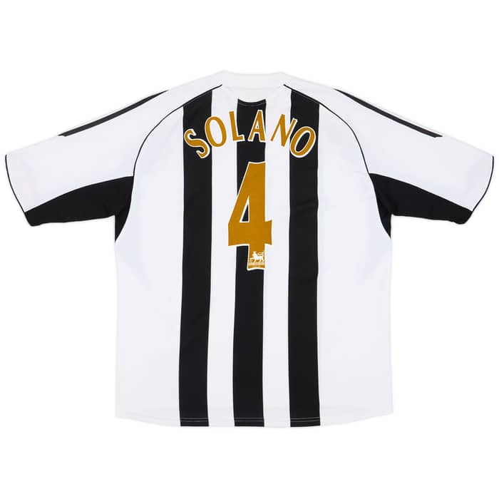 2005-07 Newcastle Home Shirt Solano #4 - 6/10 - (XXL)