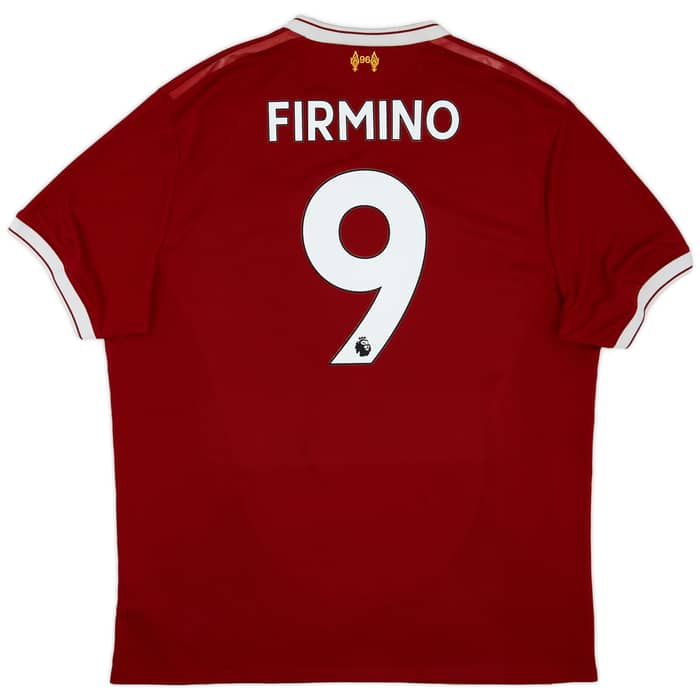 2017-18 Liverpool 125 Years Home Shirt Firmino #9 - 7/10 - (XL)