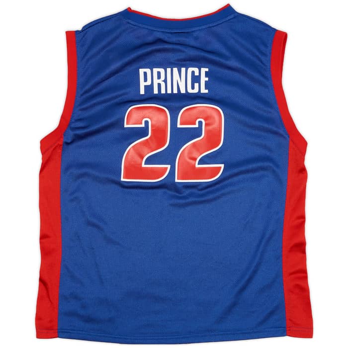 2006-10 Detroit Pistons Prince #22 adidas Away Jersey - 8/10 - (XL.Boys)