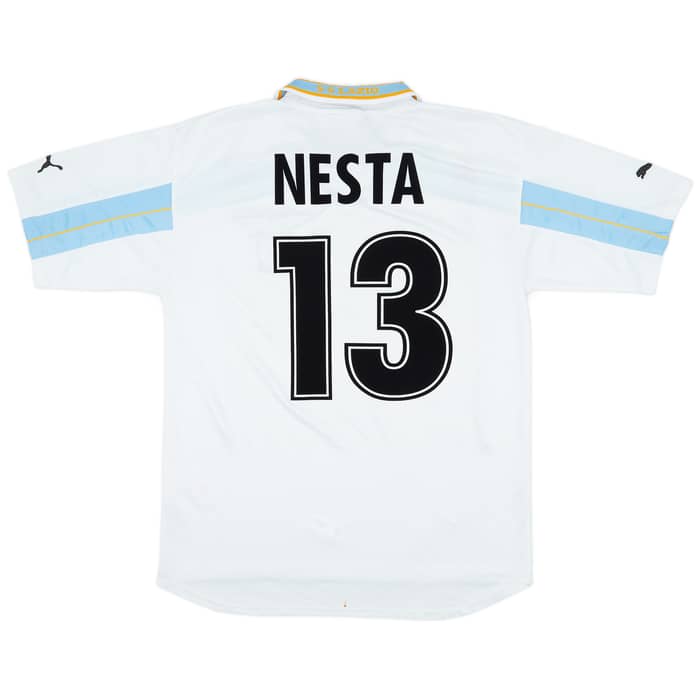 1999-00 Lazio Centenary Home Shirt Nesta #13 - 6/10 - (XL)