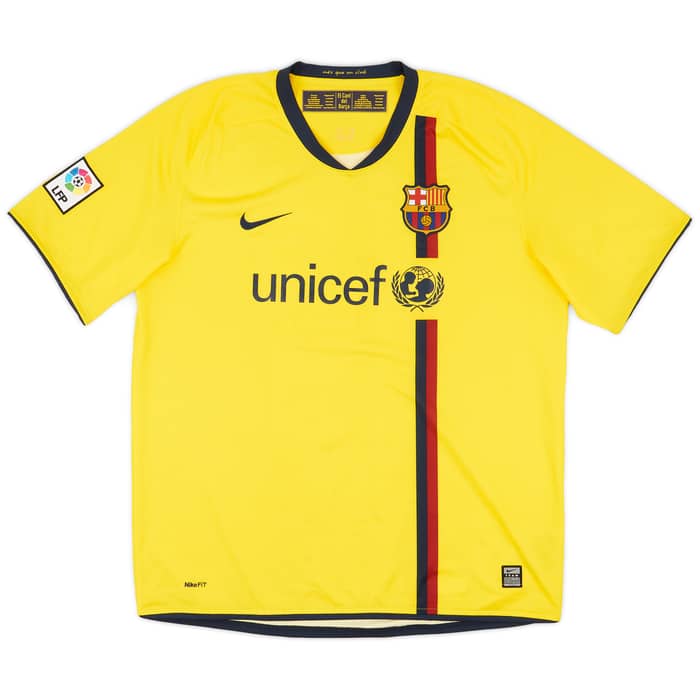 2008-10 Barcelona Away Shirt Messi #10 - 7/10 - (XL)