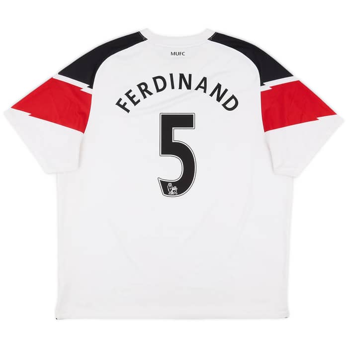 2010-12 Manchester United Away Shirt Ferdinand #5 - 5/10 - (XXL)