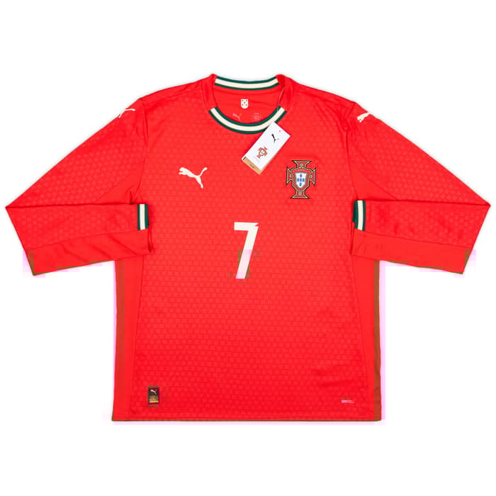 2025-26 Portugal Home L/S Shirt Ronaldo #7