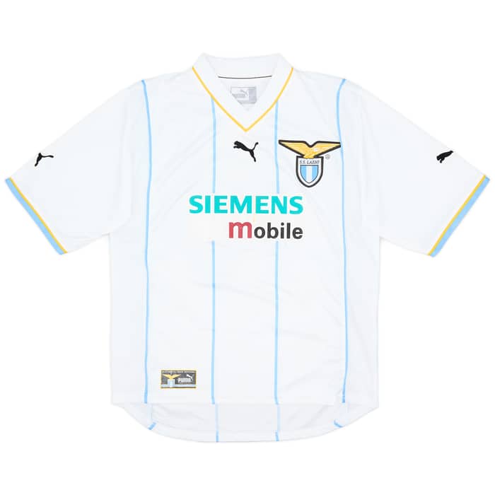 2001-02 Lazio European Home Shirt Crespo #10 - 8/10 - (S)