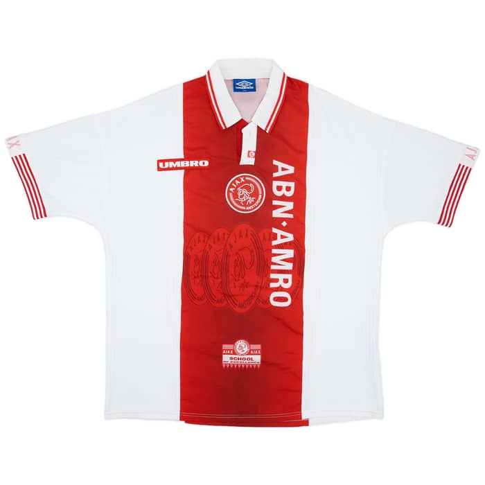 1998-99 Ajax Home Shirt F.De Boer #4 - 9/10 - (XXL)
