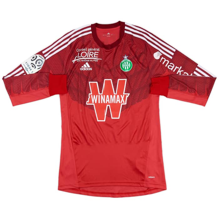 2014-15 Saint-Etienne Match Issue GK Shirt Ruffier #16