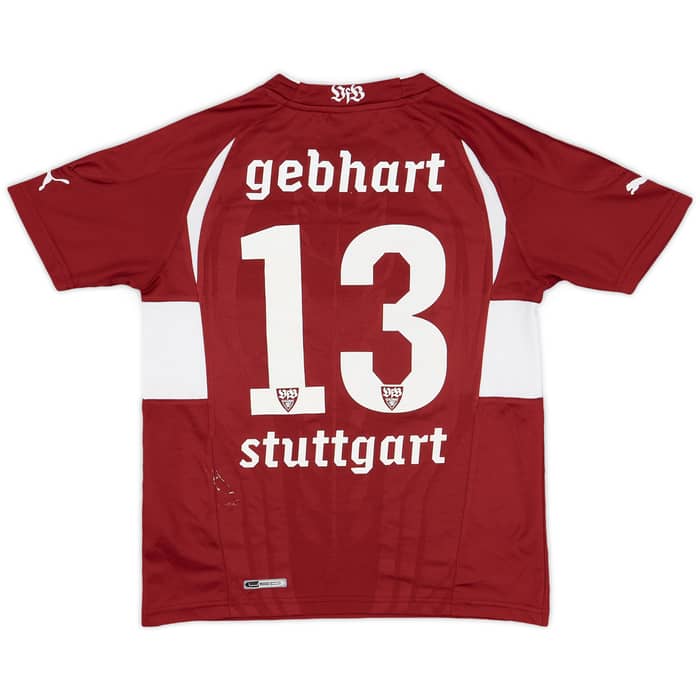 2010-11 Stuttgart Away Shirt Gebhart #13 - 6/10 - (S.Boys)