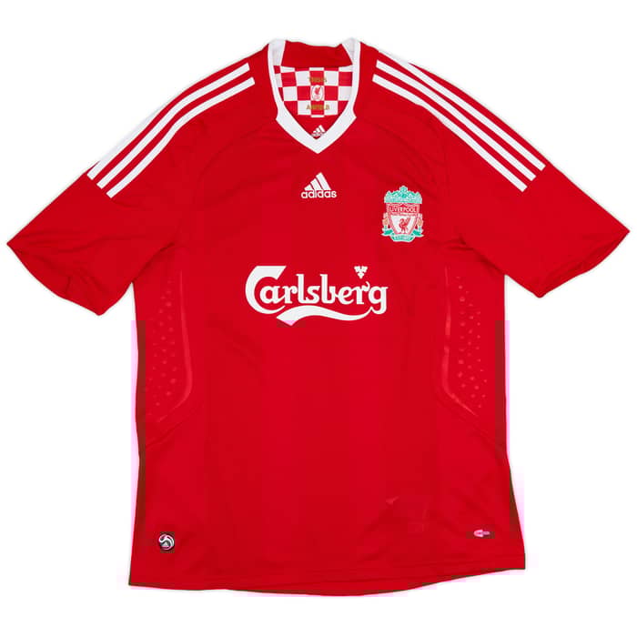 2008-10 Liverpool Home Shirt Gerrard #8