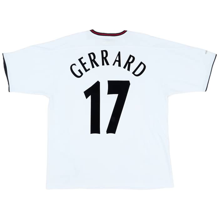 2003-04 Liverpool Away Shirt Gerrard #17 - 7/10 - (L)