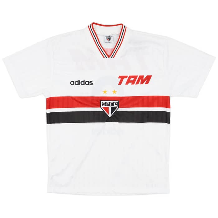 1996 Sao Paulo Home Shirt #9 - 8/10 - (XL)