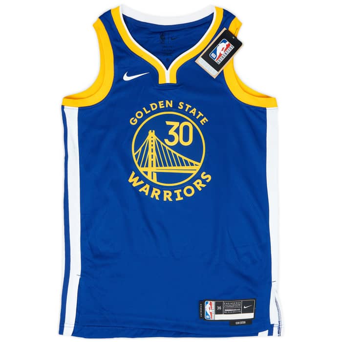2017-25 Golden State Warriors Curry #30 Nike Swingman Away Jersey (XS)