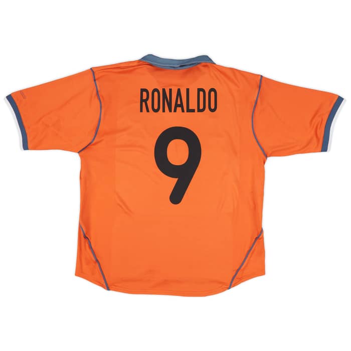 2000-01 Inter Milan Third Shirt Ronaldo #9 - 6/10 - (L)