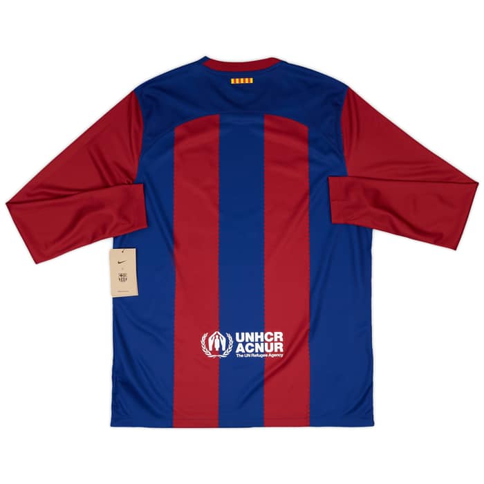 2023-24 Barcelona Home L/S Shirt