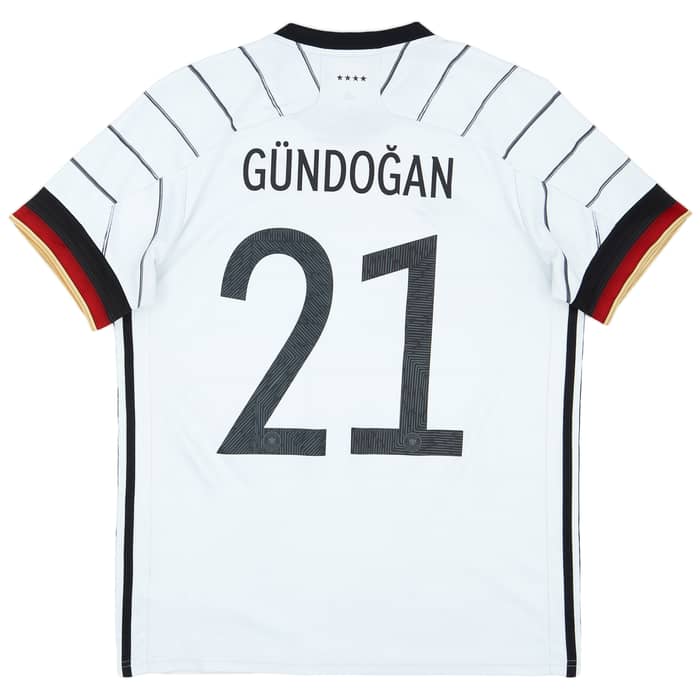 2020-21 Germany Home Shirt Gundogan #21 - 6/10 - (L)