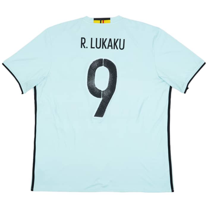 2016-17 Belgium Away Shirt Lukaku #9 - 6/10 - (XXL)