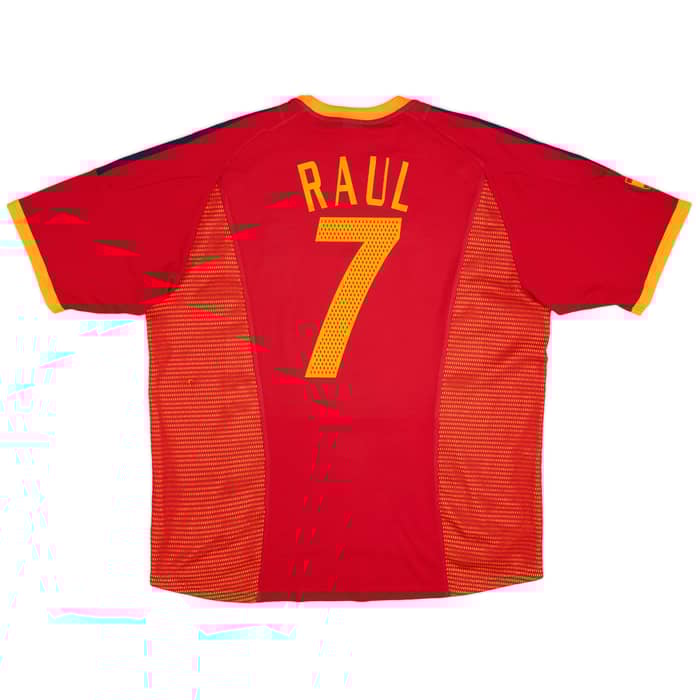 2002-04 Spain Home Shirt Raul #7