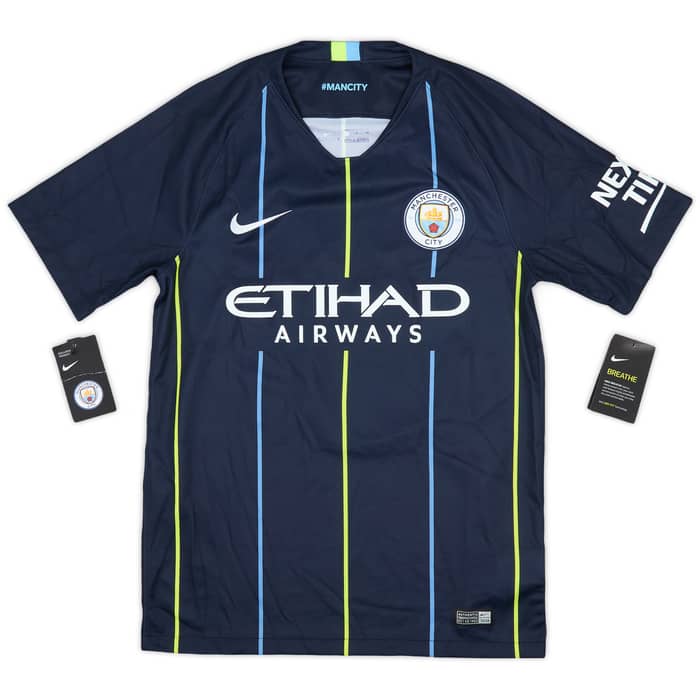 2018-19 Manchester City Away Shirt Silva #21 (S)