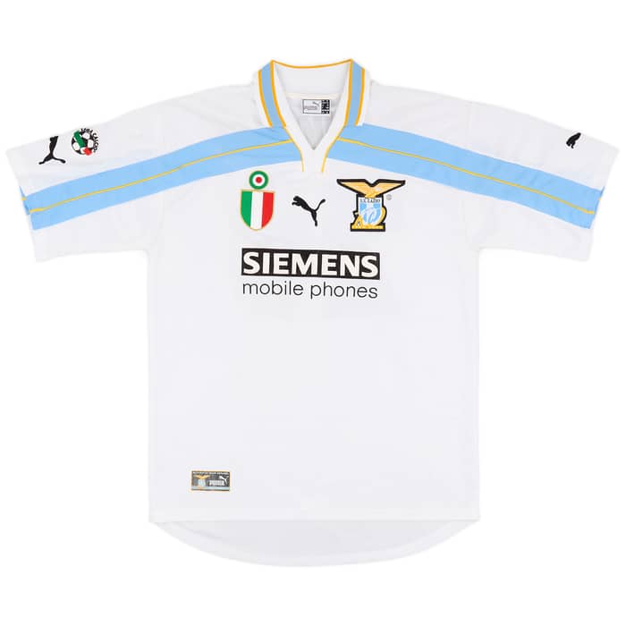 2000-01 Lazio Match Issue Centenary Home Shirt Stankovic #20
