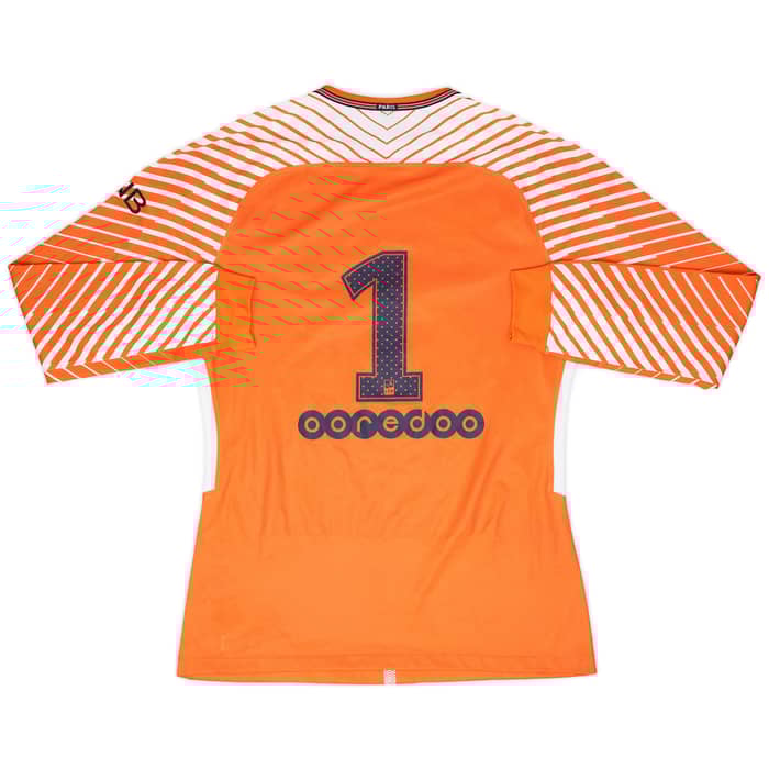 2017-18 Paris Saint-Germain Player Issue GK Shirt #1 - 8/10 - (L)