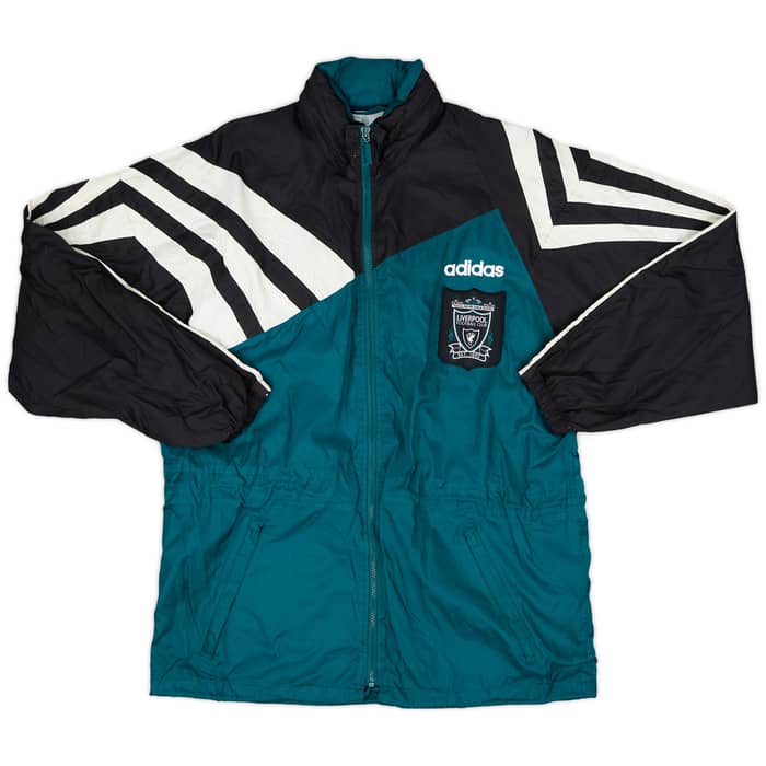1995-96 Liverpool adidas Rain Jacket - 6/10 - (S)