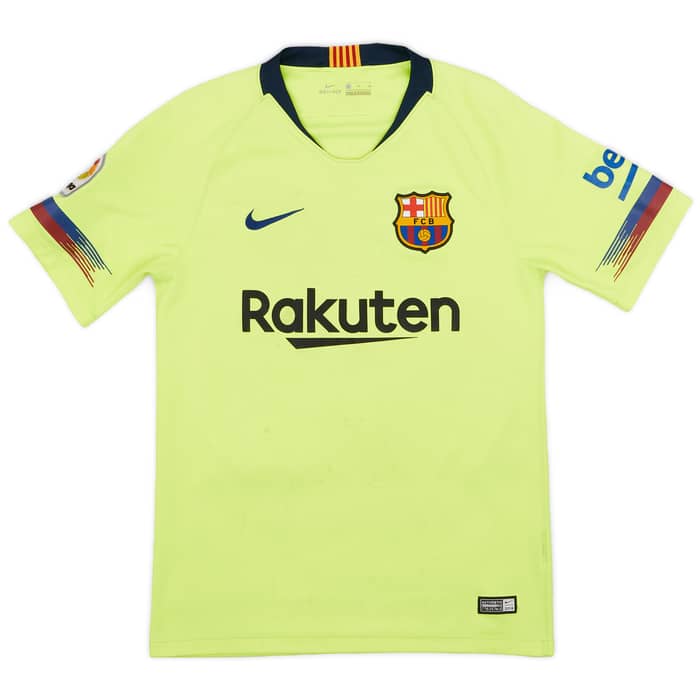 2018-19 Barcelona Away Shirt Messi #10 - 6/10 - (S)