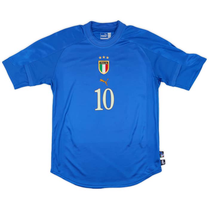 2004-06 Italy Home Shirt Totti #10 - 6/10 - (L)
