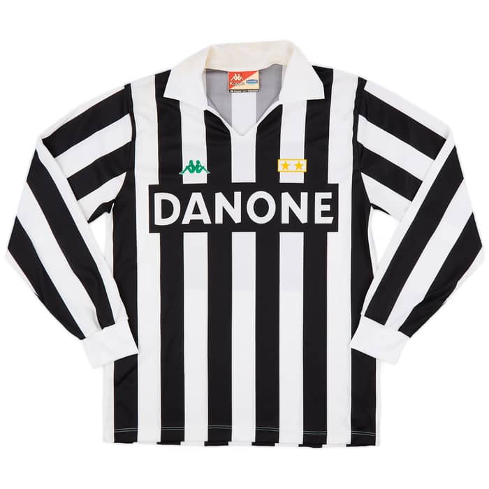 1992-94 Juventus Basic Home L/S Shirt #10 - 8/10 - (L)