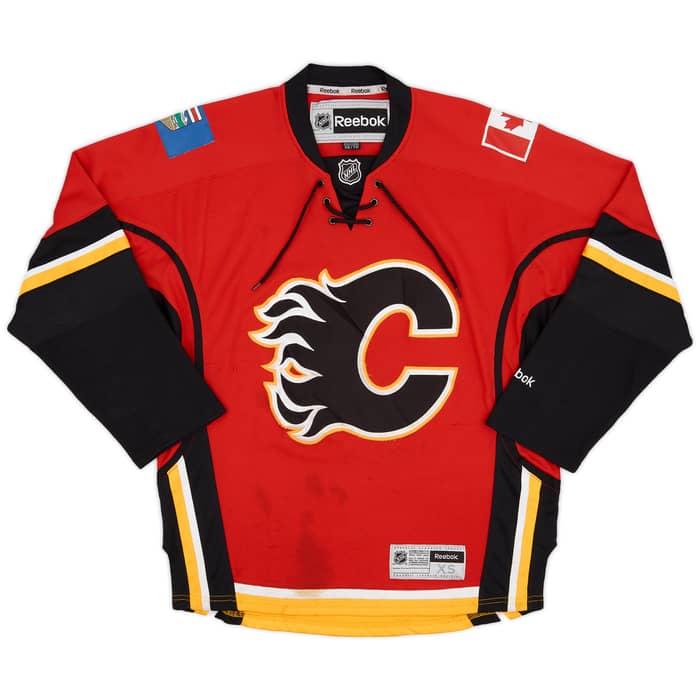 2011-17 Calgary Flames Reebok Home Jersey - 4/10 - (XS)