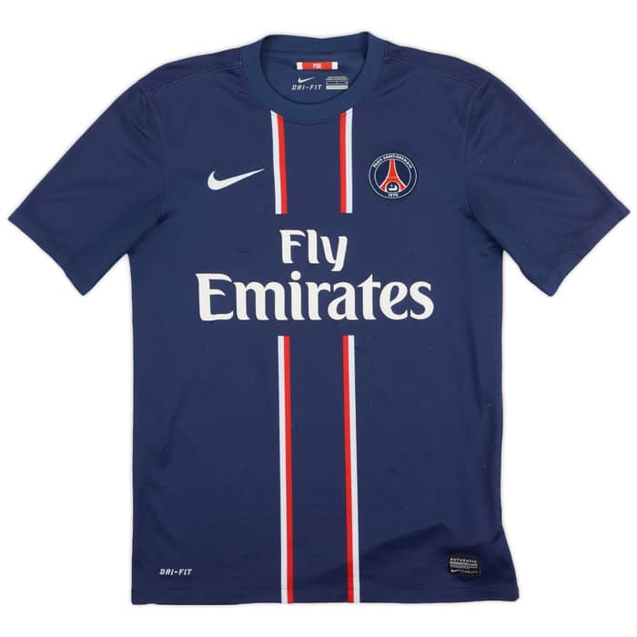 2012-13 Paris Saint-Germain Home Shirt Beckham #32 - 7/10 - (S)