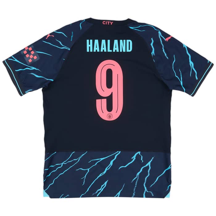 2023-24 Manchester City Player Issue Third European Shirt Haaland #9