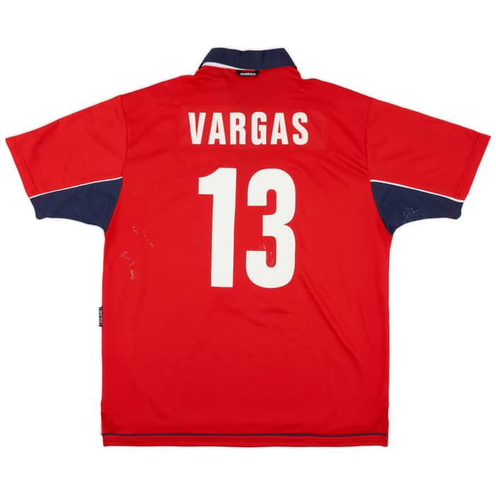 2000-01 Chile Home Shirt Vargas #13 - 5/10 - (XL)