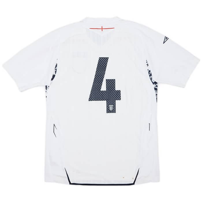 2007-09 England Home Shirt #4 - 7/10 - (M)