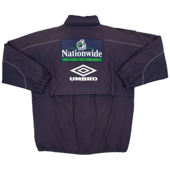 1998-00 England Umbro Hooded Rain Jacket - 6/10 - (L)