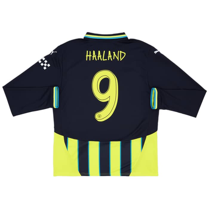 2024-25 Manchester City Away L/S Shirt Haaland #9