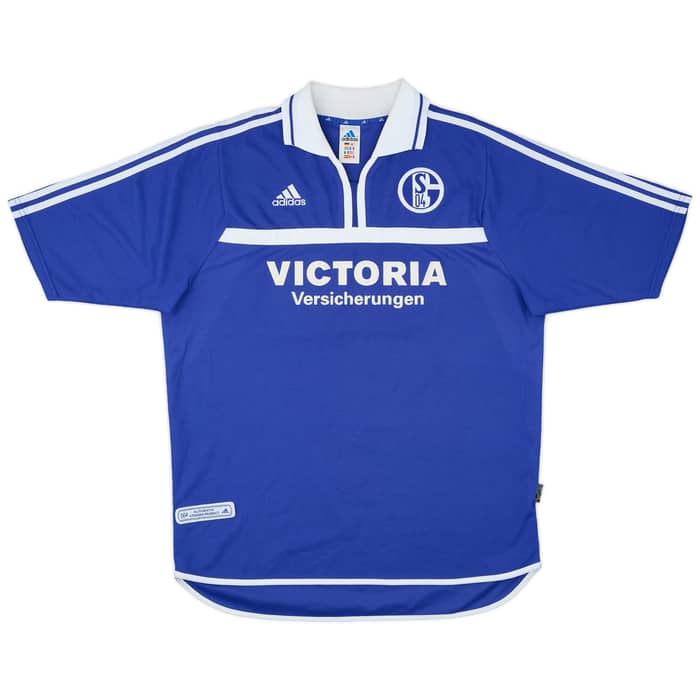 2001-02 Schalke Home Shirt #13 - 6/10 - (XL)