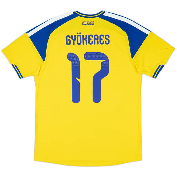2026-27 Sweden Authentic Home Shirt Gyokeres #17