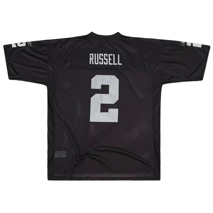 2008-09 Oakland Raiders Russell #2 Reebok On Field Jersey (Home) XXL