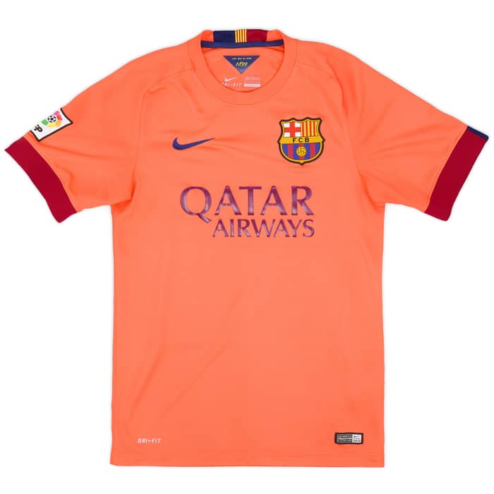 2014-15 Barcelona Away Shirt Messi #10 - 9/10 - (S)