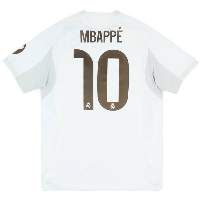 2025-26 Real Madrid Authentic Home Shirt Mbappe #10