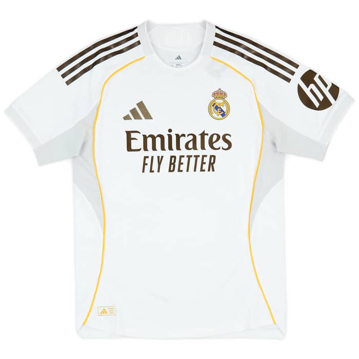 2025-26 Real Madrid Maillot domicile authentique Mbappe #10