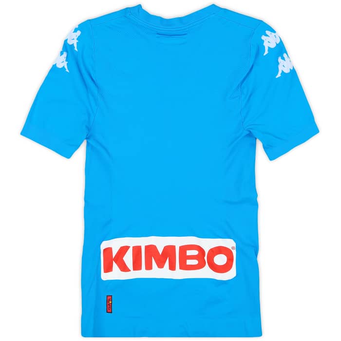 2016-17 Napoli Authentic Home Shirt - 9/10 - (XS/S)